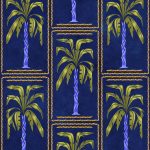 Обои Coordonne - Veraneo Cobalt C00114 (коллекция Coco Davez Colortherapills)
