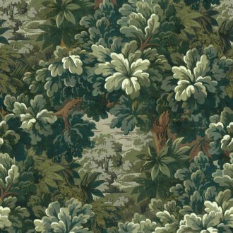 Обои Coordonne - Verdure 16TH Green B00354 (коллекция Victorian)