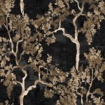 Обои Coordonne - Willow Poem Onyx B00111 (коллекция Forbidden City)