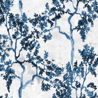 Обои Coordonne - Willow Poem Sapphire B00107 (коллекция Forbidden City)