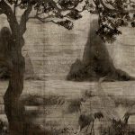 Обои Coordonne - Zilant Sepia 7900192 (коллекция Random Chinoiseries)