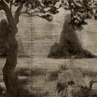 Обои Coordonne - Zilant Sepia 7900192 (коллекция Random Chinoiseries)