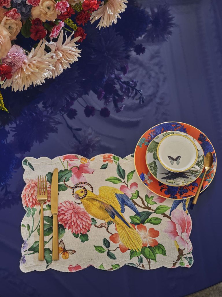 Ткань — Clarke and Clarke — GOLDEN PARROT VELVET — MINERAL VELVET — F1586/02