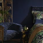Ткань — Clarke and Clarke — SELVA — MIDNIGHT/GOLD — F1611/04
