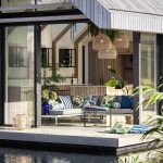 Ткань — Clarke and Clarke — MAJORELLE OUTDOOR — DENIM — F1670/02