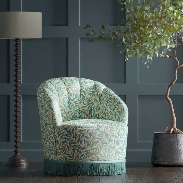 Ткань — Clarke and Clarke — WILLOW BOUGHS — TEAL — F1679/05