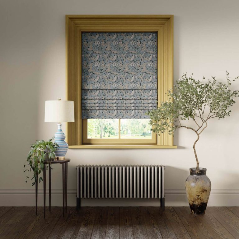 Ткань — Clarke and Clarke — ACANTHUS — DENIM — F1681/01