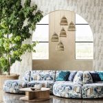 Ткань — Clarke and Clarke — FIGURA — DENIM/LINEN — F1694/02