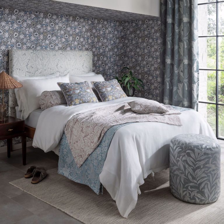 Ткань — Clarke and Clarke — ACANTHUS JACQUARD — SLATE — F1740/05