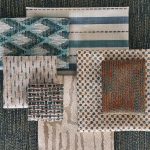 Ткань — Clarke and Clarke — SOTANO — CINNAMON/TEAL — F1803/02