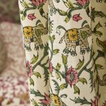 Ткань — Clarke and Clarke — HATHI — SAGE/BLUSH — F1812/04