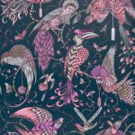 Обои — Clarke and Clarke — AUDUBON — PINK — W0099/04