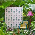 Обои — Clarke and Clarke — JUNGLE — PALMS PINK — W0101/04