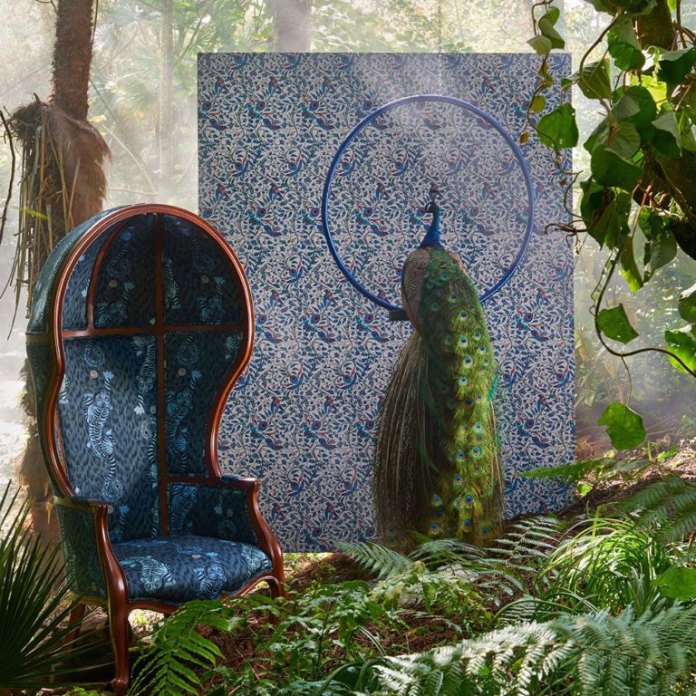 Обои — Clarke and Clarke — ROUSSEAU — BLUE — W0104/01