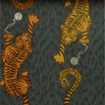 Обои — Clarke and Clarke — TIGRIS — FLAME — W0105/01