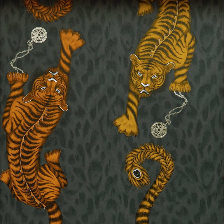 Обои - Clarke and Clarke - TIGRIS - FLAME - W0105/01