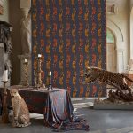 Обои — Clarke and Clarke — TIGRIS — FLAME — W0105/01