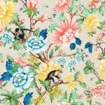 Обои — Clarke and Clarke — SAPPHIRE GARDEN — IVORY — W0133/01