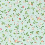 Обои — Clarke and Clarke — WILD STRAWBERRY — DOVE — W0135/02