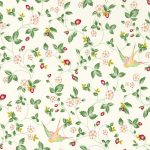 Обои — Clarke and Clarke — WILD STRAWBERRY — IVORY — W0135/03