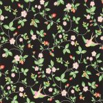 Обои — Clarke and Clarke — WILD STRAWBERRY — NOIR — W0135/04