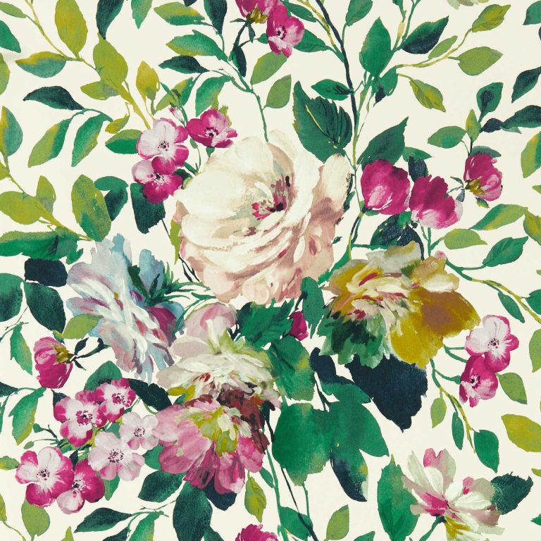 Обои - Clarke and Clarke - BLOOM - FUCHSIA - W0139/03
