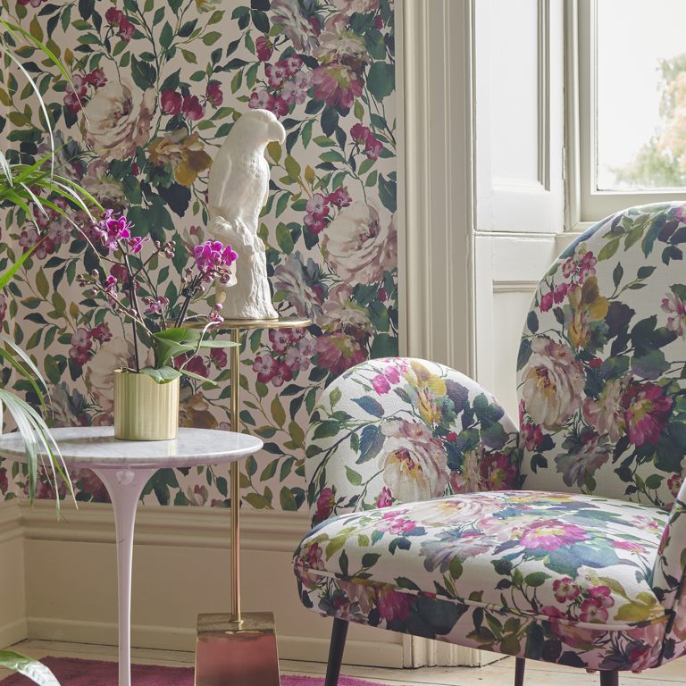 Обои — Clarke and Clarke — BLOOM — MULTI — W0139/04
