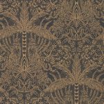 Обои — Clarke and Clarke — LEOPARDO — ANTIQUE/NOIR — W0141/01