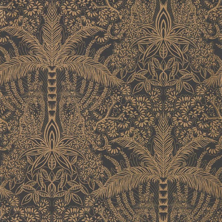 Обои - Clarke and Clarke - LEOPARDO - ANTIQUE/NOIR - W0141/01