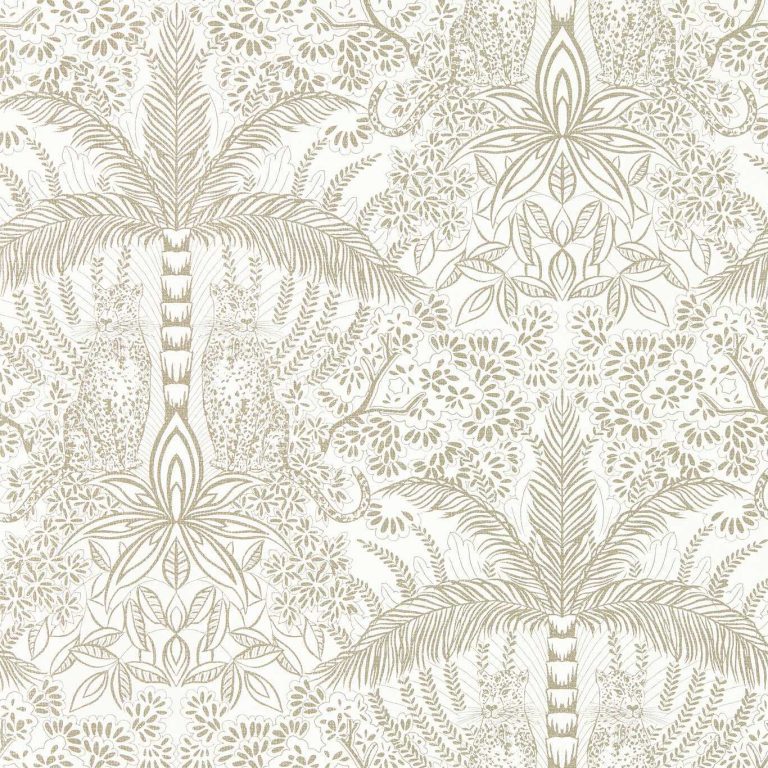 Обои - Clarke and Clarke - LEOPARDO - GOLD/IVORY - W0141/03