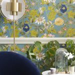 Обои — Clarke and Clarke — PASSIFLORA — NOIR — W0143/04