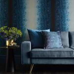 Обои — Clarke and Clarke — DISPERSE — TEAL — W0149/04