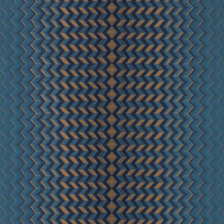 Обои - Clarke and Clarke - FRAGMENT - MIDNIGHT/COPPER - W0150/03