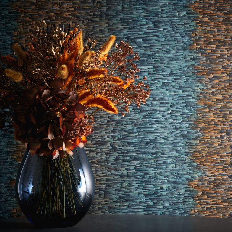 Обои — Clarke and Clarke — OMBRE — TEAL/SPICE — W0153/03