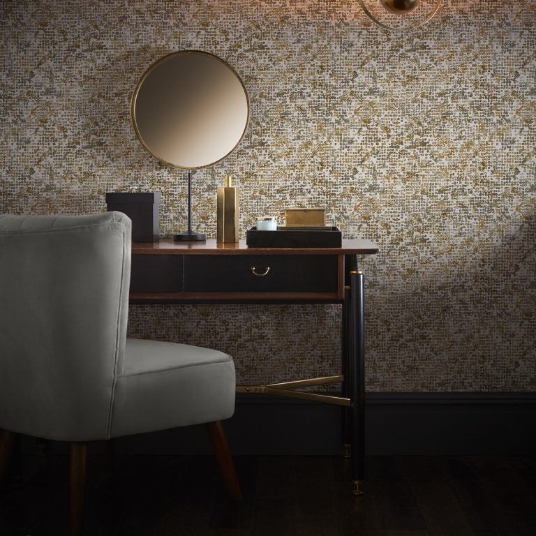Обои — Clarke and Clarke — SCINTILLA — OCHRE — W0154/02