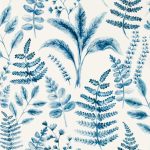 Обои — Clarke and Clarke — BRACKEN — DENIM — W0156/01