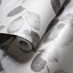 Обои — Clarke and Clarke — NORTHIA — CHARCOAL — W0159/01