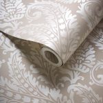 Обои — Clarke and Clarke — REGALE — IVORY/MOCHA — W0161/03