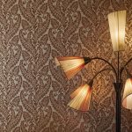 Обои — Clarke and Clarke — REGALE — RUSSET/GILVER — W0161/04