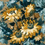 Обои — Clarke and Clarke — SUNFOREST — GILVER/DENIM — W0162/02