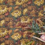 Обои — Clarke and Clarke — SUNFOREST — SAGE/RUSSET — W0162/04