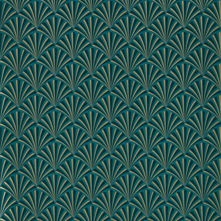 Обои - Clarke and Clarke - CHRYSLER - TEAL - W0164/04