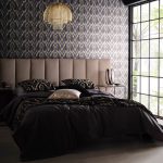 Обои — Clarke and Clarke — VELLUTO — NOIR — W0170/02