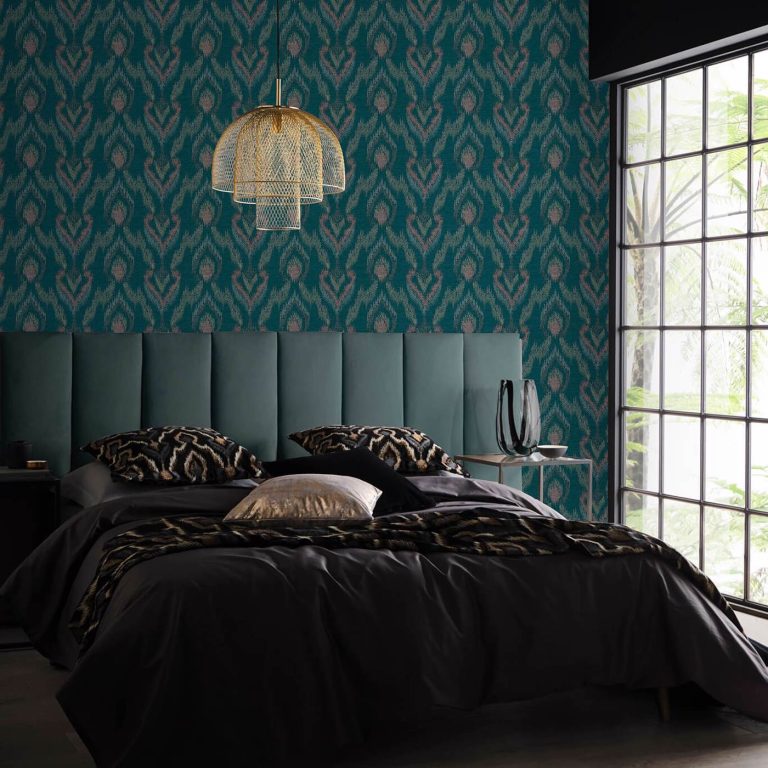 Обои — Clarke and Clarke — VELLUTO — TEAL — W0170/03