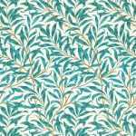 Обои — Clarke and Clarke — WILLOW BOUGHS — TEAL — W0172/05