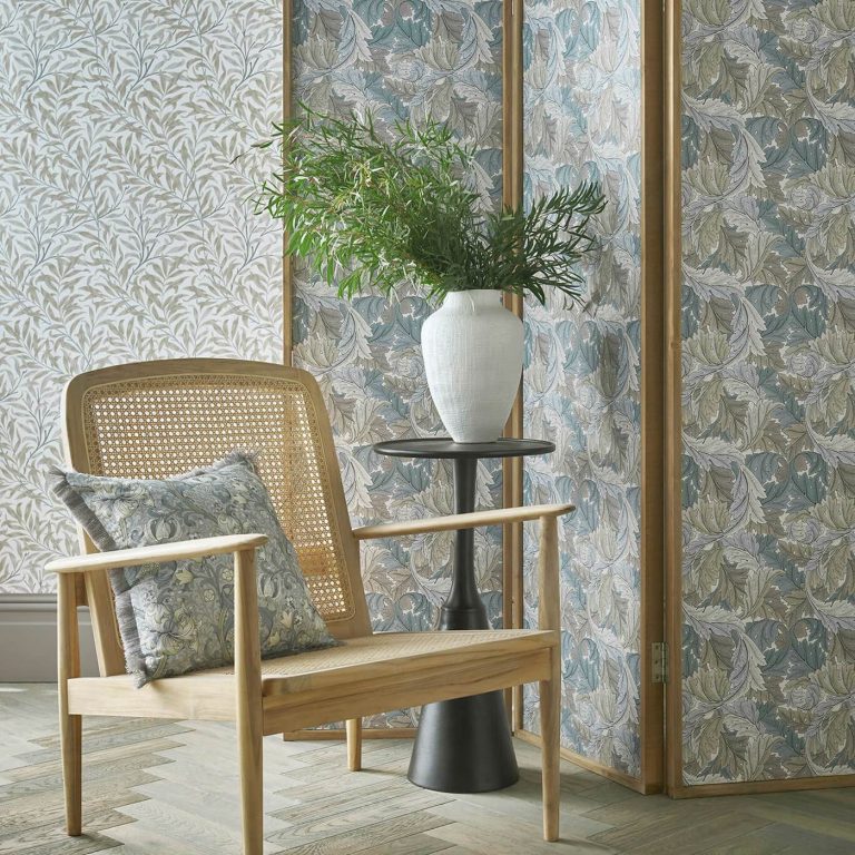 Обои — Clarke and Clarke — ACANTHUS — SLATE — W0175/02