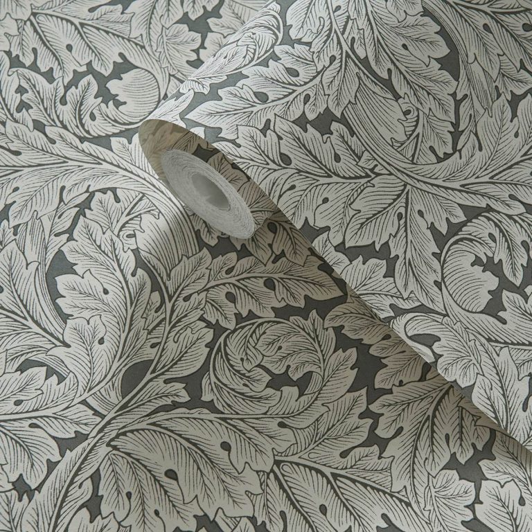 Обои — Clarke and Clarke — ACANTHUS — SLATE — W0175/02