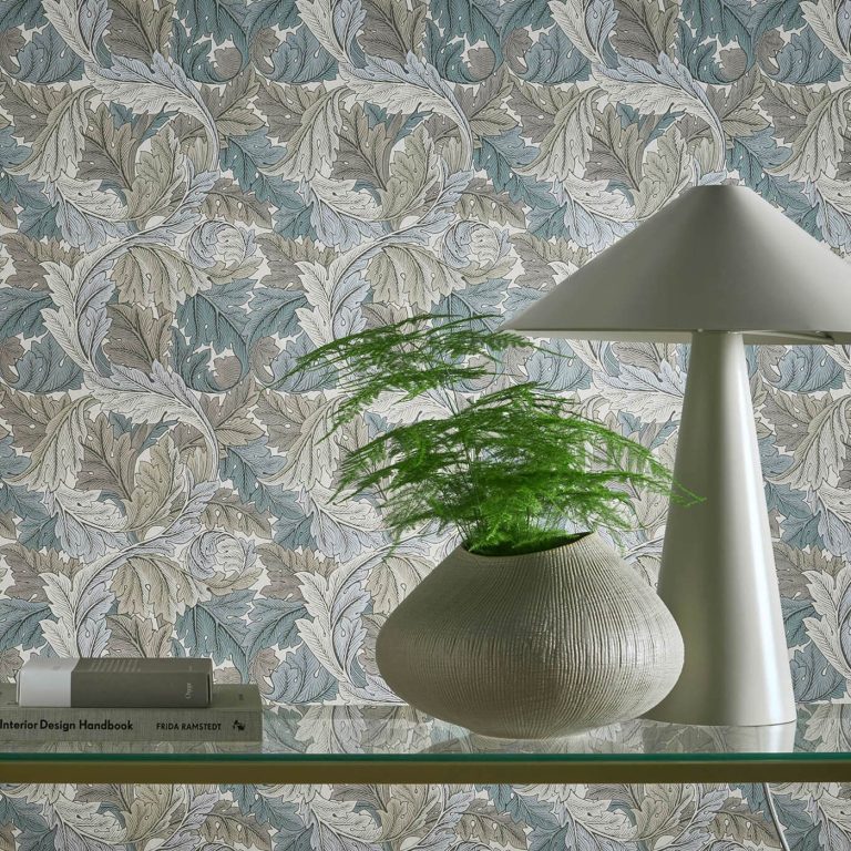 Обои — Clarke and Clarke — ACANTHUS — SLATE/DOVE — W0175/03