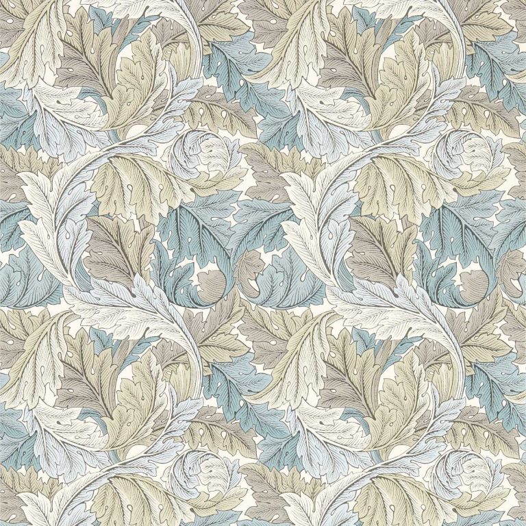 Обои - Clarke and Clarke - ACANTHUS - SLATE/DOVE - W0175/03