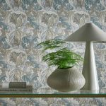 Обои — Clarke and Clarke — ACANTHUS — TEAL — W0175/04